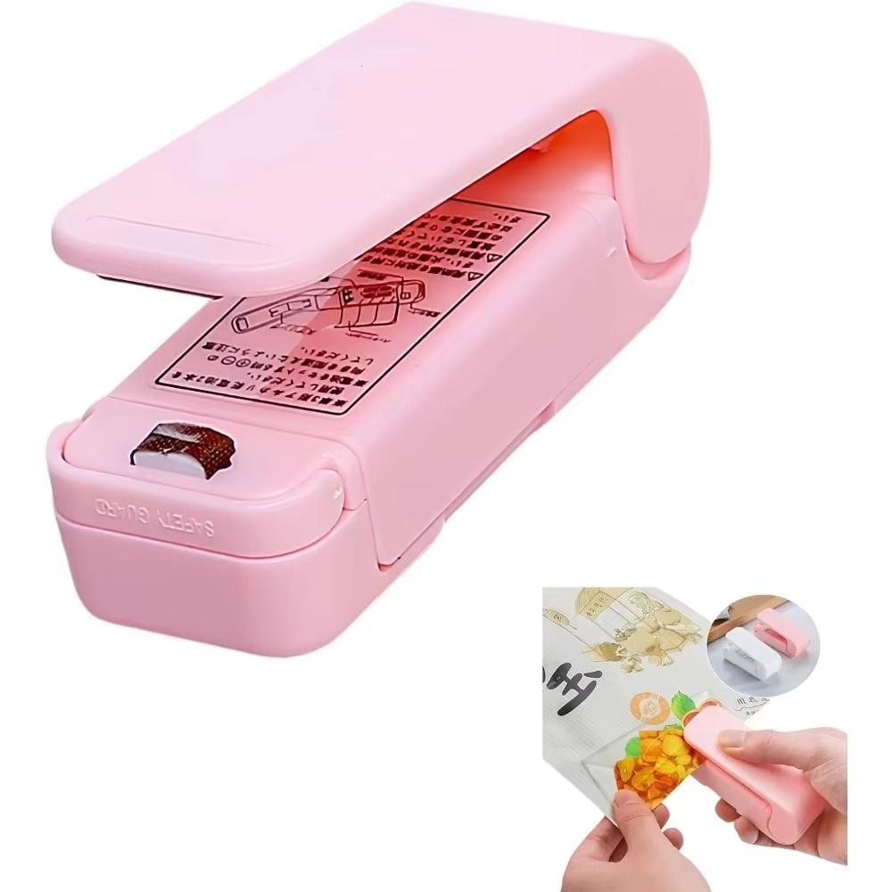 Weiße Mini-Wärmebeutelversiegelungsmaschine Handgehaltene Mini-Wärmesiegelmaschine Thermoplastische Lebensmittelbeutelversiegelung Tragbare Versiegelungsmaschine