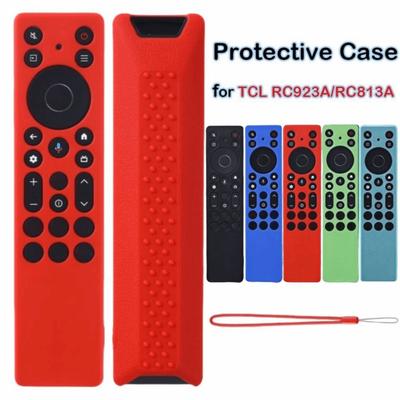 Nova Capa Protetora de Silicone À Prova de Choque com Cordão Capa Protetora para Controle Remoto Casca Macia para TCL RC923A/RC813A