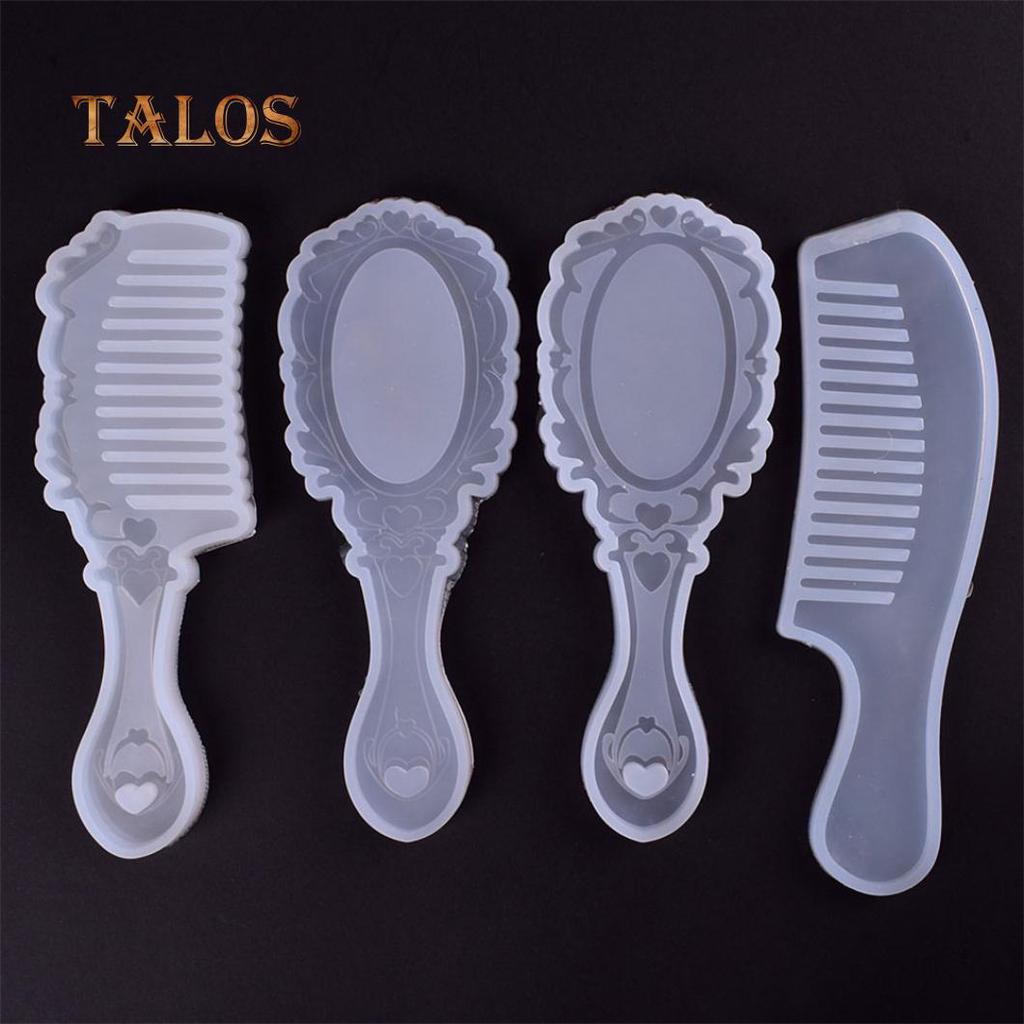 4Pcs//Set Comb Series Silicone Mold DIY Hand Craft Epoxy Resin Jewelry Making Tools Comb Silicone Mold