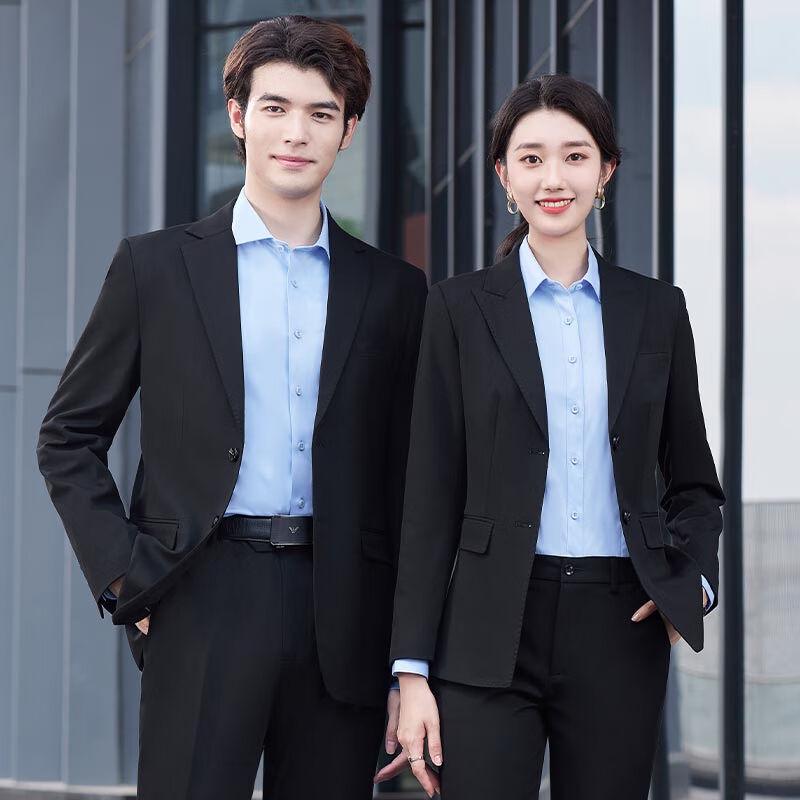 Unisex Loose-Fit Double-Breasted Suit Set XL/50