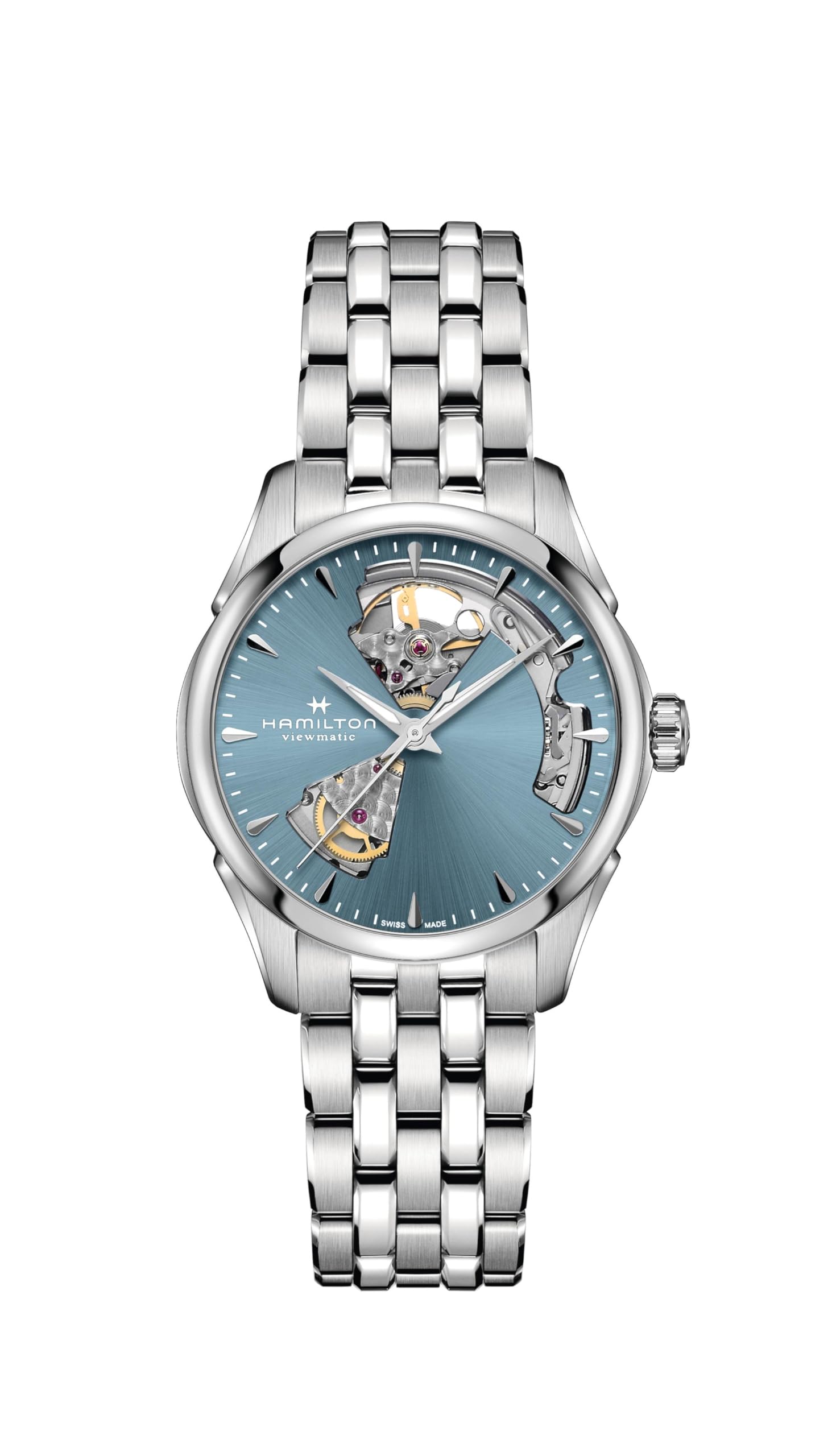 

HAMILTON Watch Genuine Warranty Jazzmaster Auto Imported H32215140 [HAMILTON] [Regular Product] Men s синій