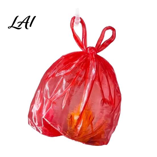 Simulated Trash Bag Toy Garbage Shaker Pendant Lightweight Portable Ornament with Buckle Fun Keyring 3D Printed Creative Novelty Keychain