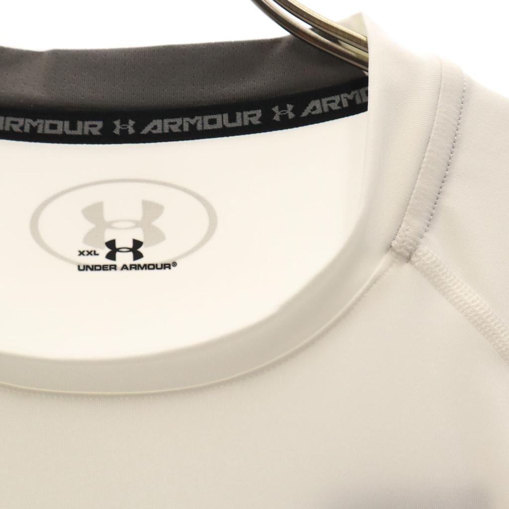 Unused UNDER ARMOUR Short Sleeve Training Wear 2XL White Biggs Men's Used