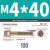 304 Stainless Steel Lead Seal Galvanized Meter Screw with Cross Hole