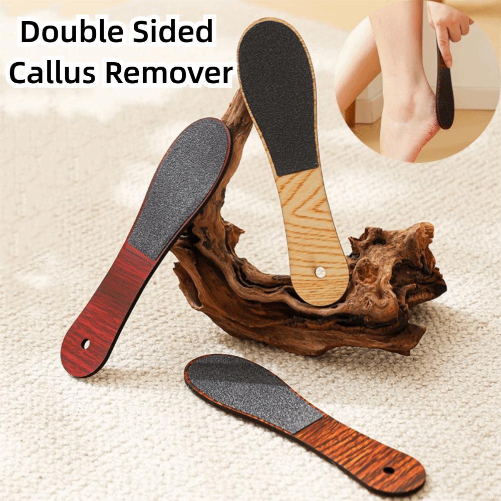 10Pcs Double Sided Wood Foot File with Hanging Hole Dead Skin Pedicure Tool  Foot Care