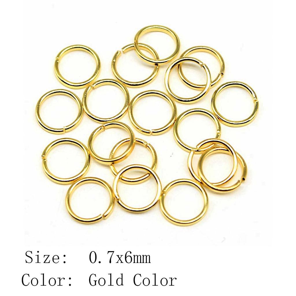 Father's Day Jewelry Materials Split Rings 5 Colors 9 Sizes Accessories Parts Women's Clothing Accessories For Women