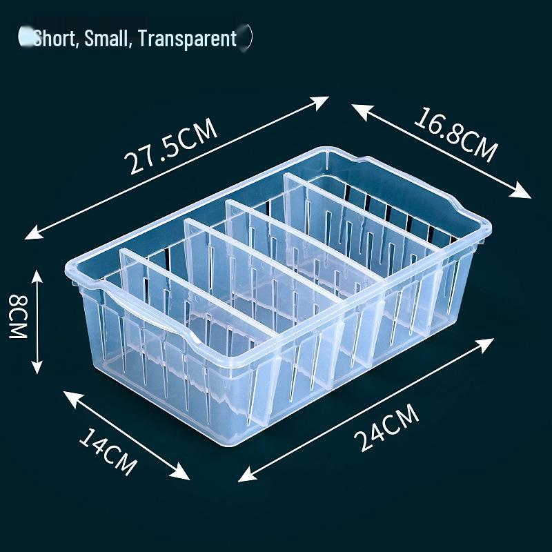 Klare Rechteckige Schreibtisch-Aufbewahrungsbox mit Schublade