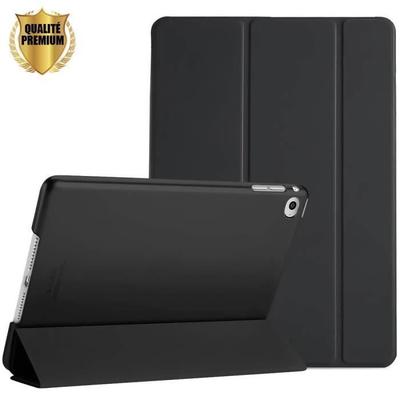 Tablet Case - E.F.CONNECTION - for iPad Mini 4 - Black - 3-position Stand - Auto Sleep/Wake