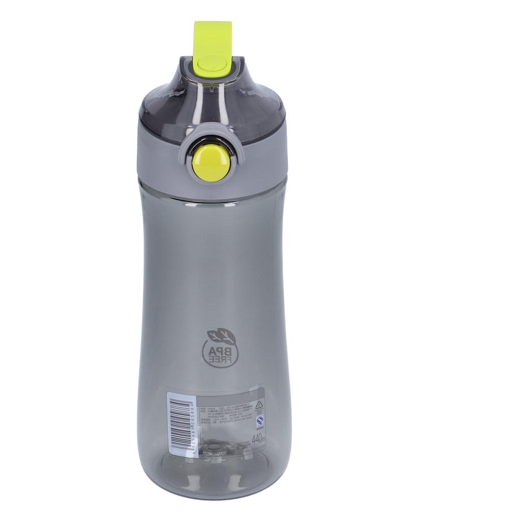 440ml Sports Bottle with Lid Large Capacity Translucent Water Bottle for Outdoor Sports