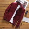 Spring and Autumn Jacket Pure Cotton Jacket Stand-up Collar Baseball Jacket Casual Jacket Men