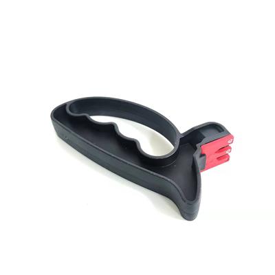 2Pcs, Sharpener, Sharpener Tool, Multifunctional Kitchen Sharpener, Mini Knife and Scissors Sharpener Tool, Durable Steel Material.