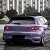 Rear Window Spoiler Side Wing Cover Trim For Seat Leon MK3 Standard Edition 2013 2014 2015 2016 2017 2018 2019 ABS Gloss Black