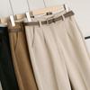Hochtaillierte lässige Anzughose Neunpunkt-Damenhose Herbst und Frühling Damen