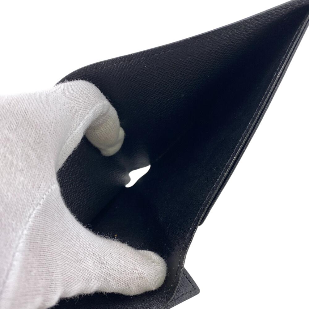 LOUIS VUITTON M62294 Bill Compartment Monogram Eclipse Portefeuille Slender Bifold Wallet black Monogram Eclipse mens Used