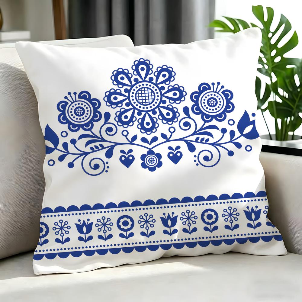 Art SScandinavian Floraled Cushion Cover Cushion Cover Set Pcs x x x Pillowcase Decorative Sofa Home Decor