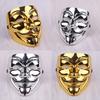 1 Stück Film Cosplay V für Vendetta Hacker Maske Anonyme Killer Maske Erwachsene Kinder Filmthema Maske Halloween Weihnachtsfeier Geschenk