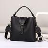 Cowhide Women's Bag Single Shoulder Crossbody Women's Bag Bucket Bag Design Fashionable Large Capacity