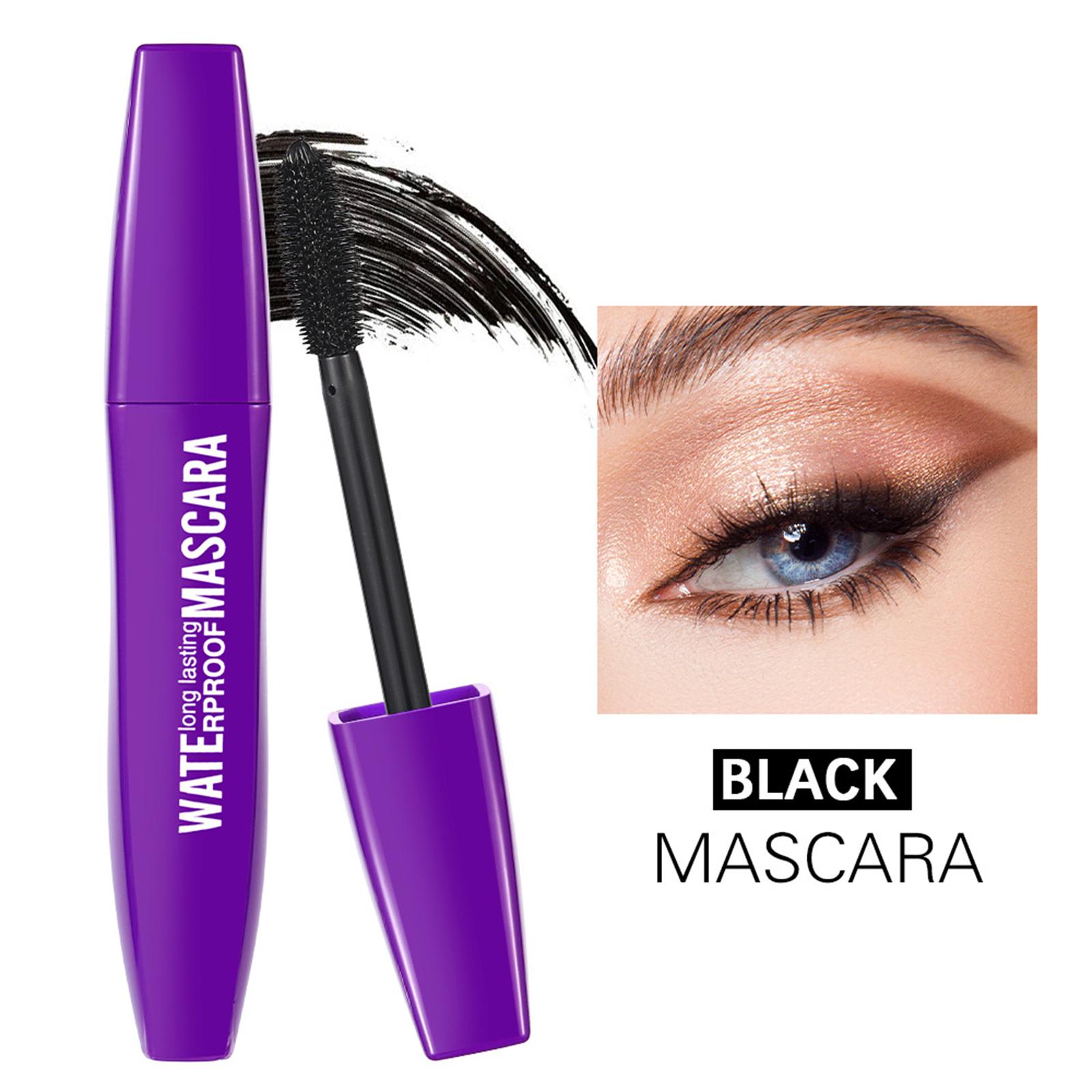 

Precision Brush Waterproof Mascara Smudge Proof No Flaking No Clumping Volumizing Lengthening Eye Makeup Cosmetics One Size