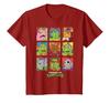 Teenage Mutant Ninja Turtles Group Grid Distressed T-Shirt