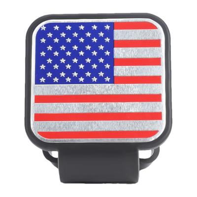 Hitch Cover, Trailer Hitch Cover - 2" American Flag Tow Receiver, Dustproof Plug Insert