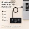 To Short SLEIJAOOE Fast Charging USB Standard PD Nylon Type C To Cable 25cm Compatible with Game USB-C USB-C Cable, L-shaped, 0.25m [1 Pack] [60W /