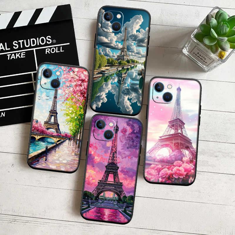 RP54 Paris Eiffel tower New High-End Shell Phone Case for OPPO A3 Pro A72 A74 A76 A77 A77S A78 A79 A94 A95 A18 A40M A58