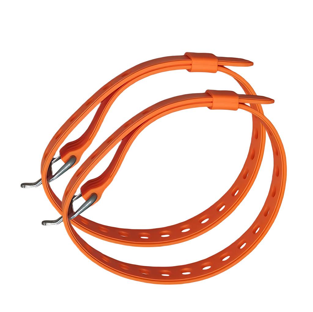 Multifunctional Silicone Strap: Quick-Release Cable Tie for Luggage and Cargo Binding
