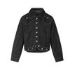 Unisex Streetwear Denim Jacket 2026 Fall Loose Fit Cotton Utility With Patch Pockets