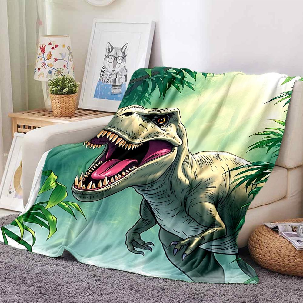 1PC Dinosaur, Prehistoric Blanket - Soft Warm All-Season Throw for Sofa, Bed, Car, Office, Throw For Sofa yy250916106
