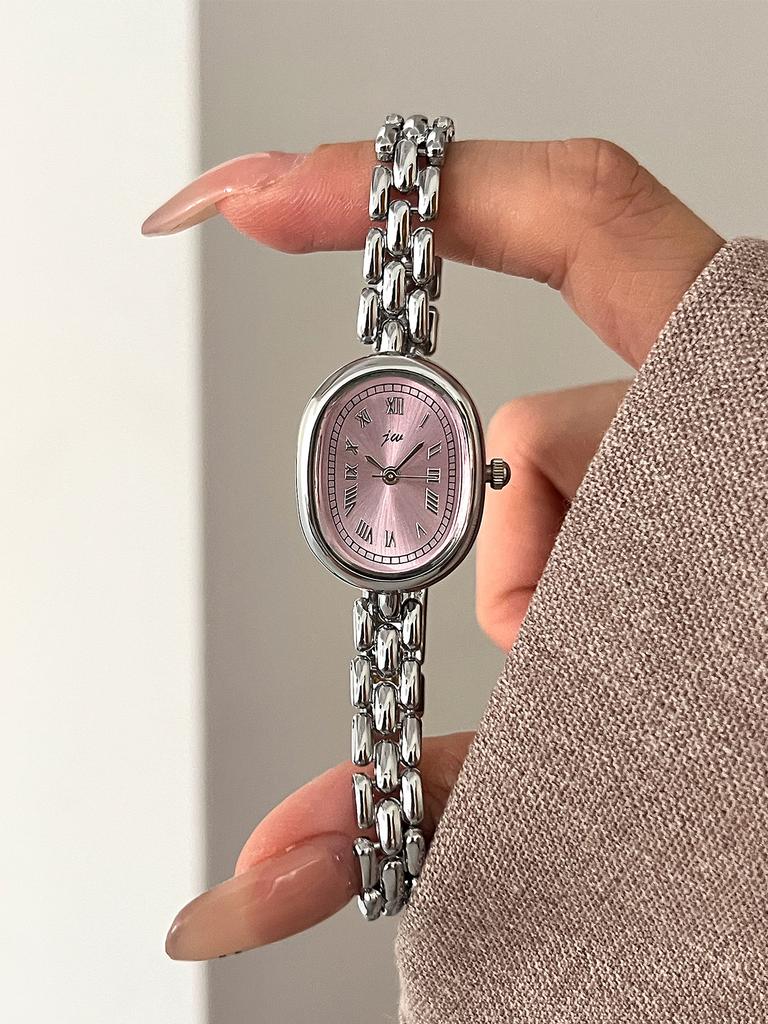 Ladies' Watches are simple niche high Aesthetic Artistic Versatile Oval Shaped Female Fashionable Quartz Clock Wristwatches