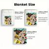 Turbo Granny 2D Flat Pattern Flannel Blanket High quality All Seasons Warmth and Comfort Perfect for Christmas Gifts.MMT0918095