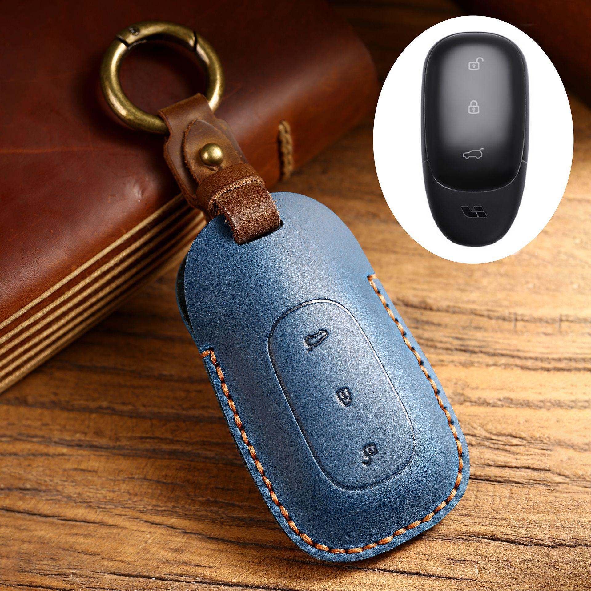 

Ideal ONE Key Cover: High-End Full-Coverage Shell for 2020-2021 Models синий