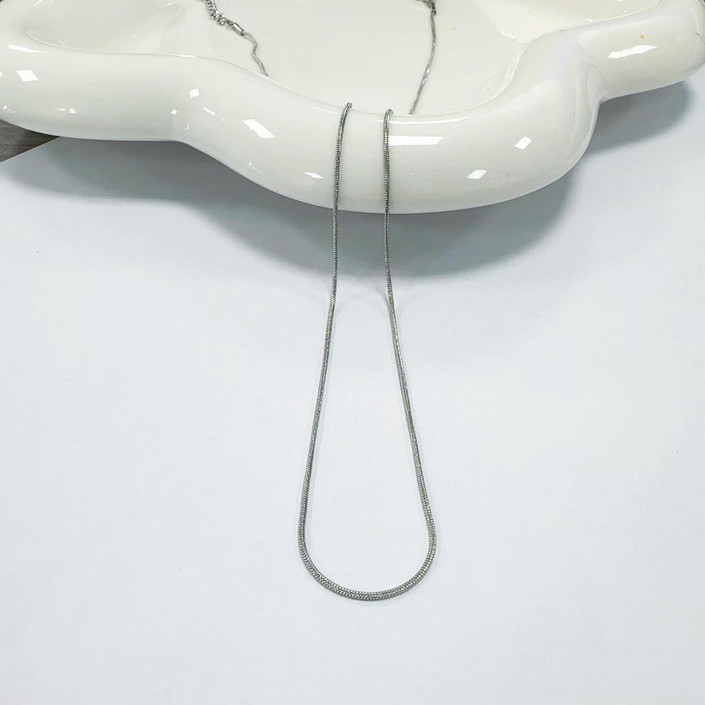 Trendige Edelstahl Schlangenkette Halskette - Modisches, vielseitiges und stilvolles Schlüsselbein-Accessoire