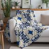 Printed Geometric Pattern Blanket Nordic Style Casual Throw Blanket Sofa Bed Cover Decorative Throw Rug