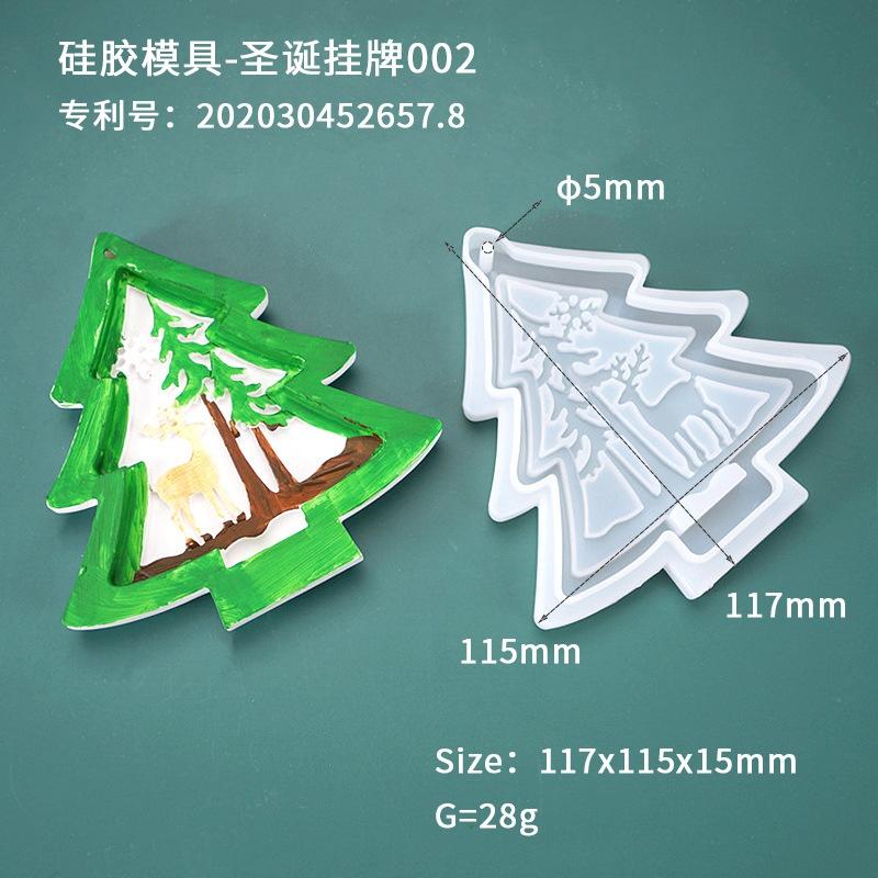 Molde de Listagem Simples Moderno Molde de Bolo Molde de Listagem de Papai Noel Molde de Silicone Ferramentas de Confeitaria para Bolos Molde