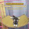 Breathable Cat Hanging Sleeping Bed Cartoon Pet Cage Hammock Cat Hammock Bed  Summer