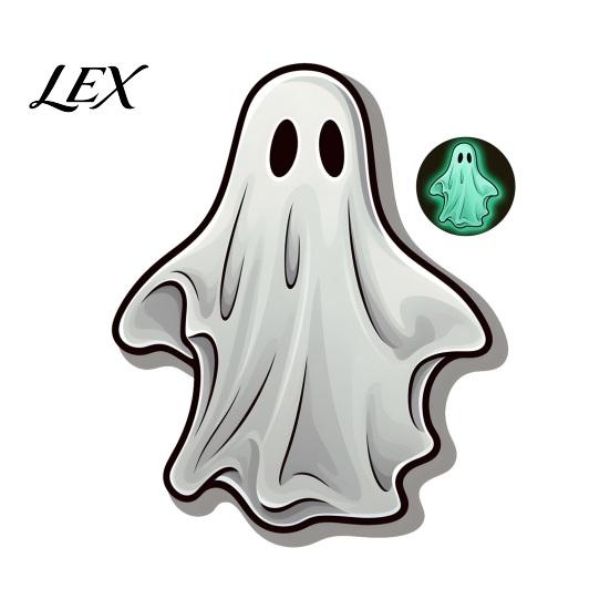 Indoor Outdoor Glass Door Decals Luminous Ghost Wall Stickers for Halloween Decoration, Glow in The Dark PVC DIY Scene Murals Windows And Doors,