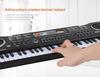 61-Key Children's Electronic Keyboard with Microphone - Educational Musical Toy Piano with Power Supply