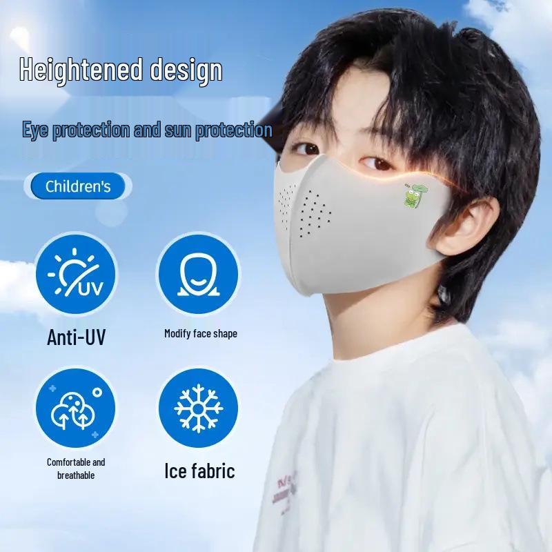 Ücretsiz kargo: Çocuk Yazlık UV Korumalı Maskeler (2025 Tasarımı) 3-12 Yaş İçin
