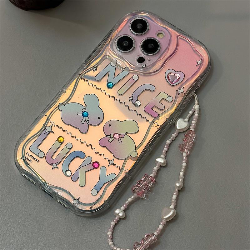Zhitai Cartoon Cream Pattern Mobile Case for iPhone 12/14/15/16Pro, Compatible with XS/678 Models.