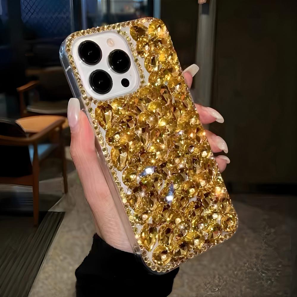 Luxus Glitzer Strass Kristall Diamant Hülle Für OPPO Realme 14 Pro Plus 14X 14T 13 12 Lite 4G 5G Bling Funkelnde Abdeckung