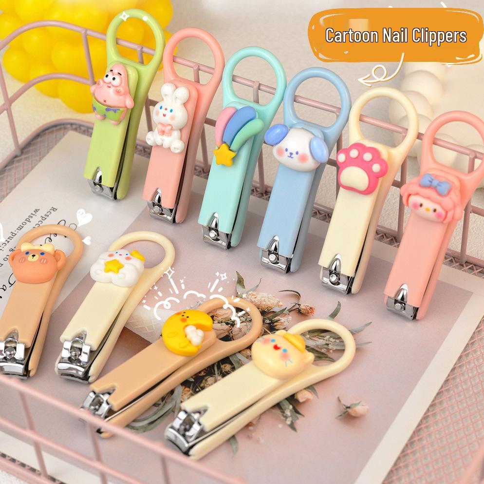 

Cartoon Anti-splash Nail Clipper Set: Portable and Cute for Adults & Students Regular