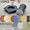 Upgraded Version Roller Fixed Angle Sharpener 12° 15° 18° 20° 22° Quick Safe Sharpening Diamond Agate Stone Whetstone Polishing