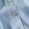 2025 Spring Women's Versatile Solid Color Single-Breasted Lapel Long-Sleeve Casual Commuter Shirt
