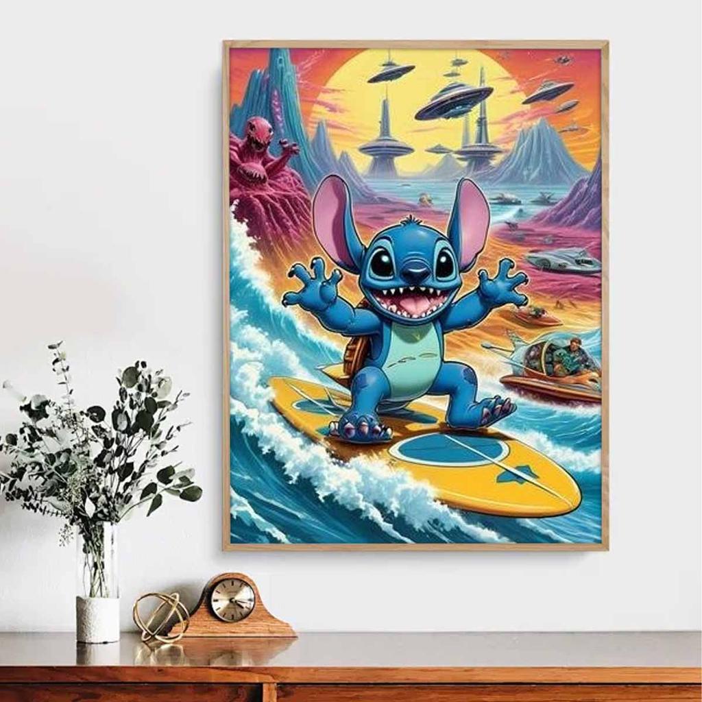 5D Diy Diamond Painting Stitch on The Surf Full Drill Rhinestones Mosaic Embroidery Handmade Products Home Decor Gift