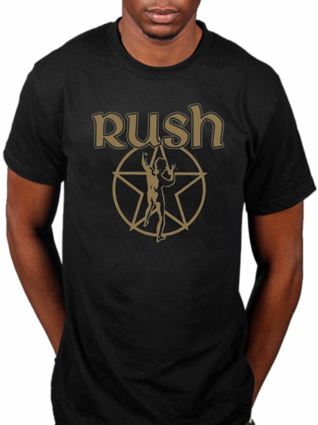 

26 Band Rush Metallic Starman T-Shirt Rock Band Tour Merch Geddy M-234XL EG906 Unisex T-Shirt L