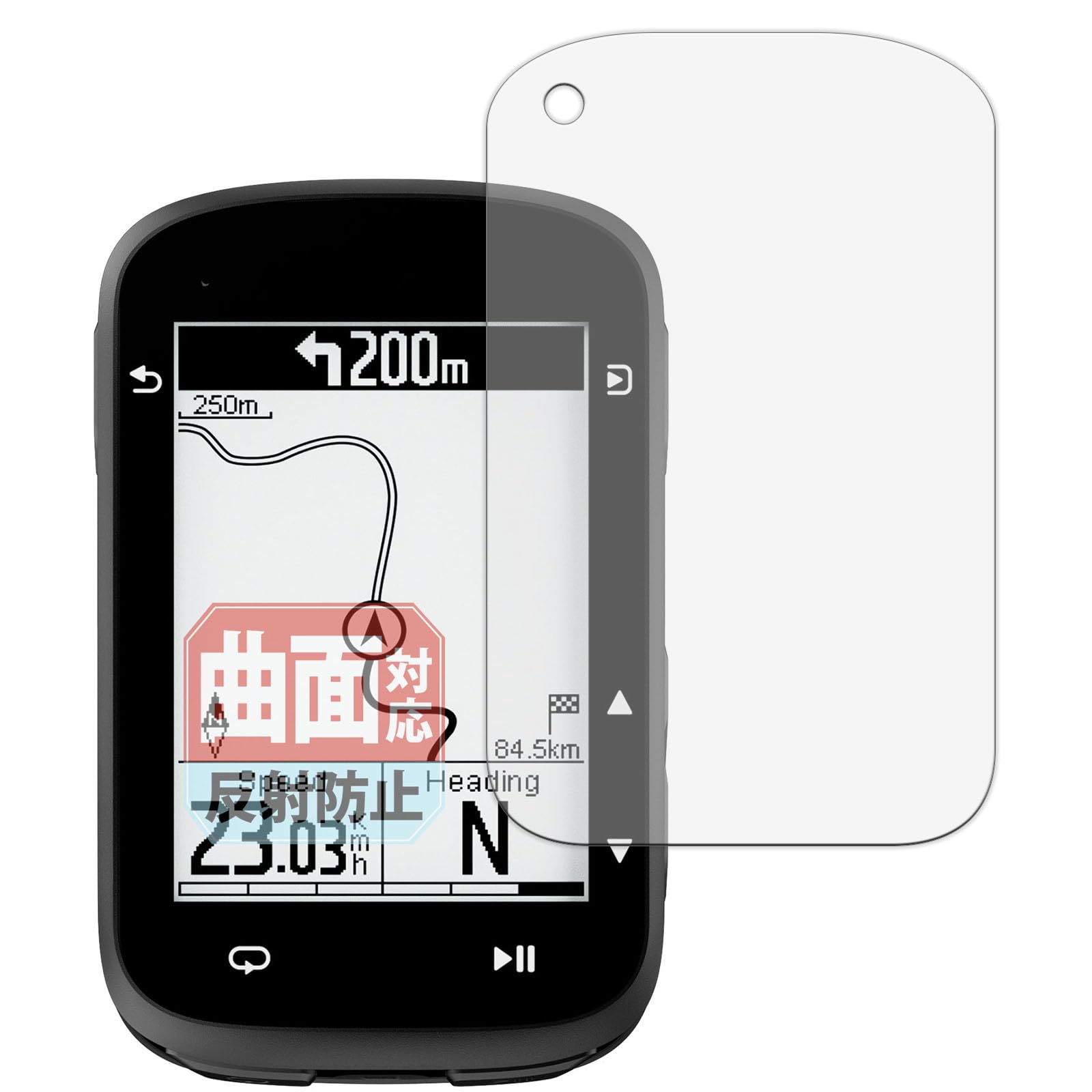 

Leipsden COOSPO CS500 Cycle Computer Compatible Flex Shield Screen Curved Surface Scratch Repair Made in Japan Protector, Compatible, TPU,