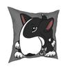 Decor Acasă Amuzant Drăguț Model Bull Terrier Imprimeu Față de Pernă Poliester Husă Pernă Decor