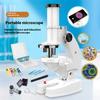 2235 Children Microscope 1200X Magnifying Phone Observation STEM Students Science Experiment Toy