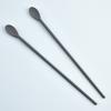 Integrated Extended Chopsticks and Spoon Mixing Stick Food Grade Silicone High Temperature Resistant Milk Tea Beverage